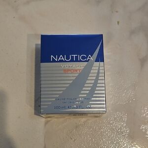 Nautica Voyage Sport Blue and Silver Packaging